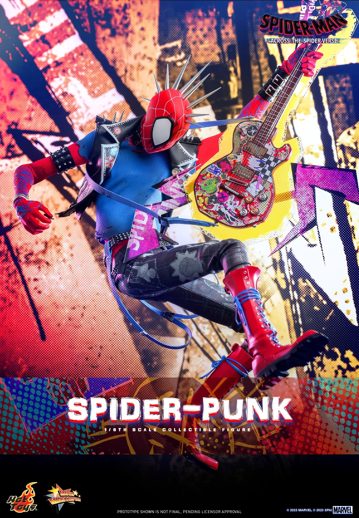 Pre-Order Hot Toys Marvel Spider-Punk Across the Spider-Verse Sixth Scale Figure MMS726